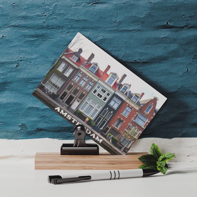 Carte Postale Amsterdam Hollande Maisons Voyage Europe (Créateur téléchargé)