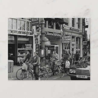 Carte Postale Amsterdam Hollande motards vintage