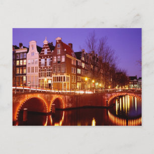 Carte Postale Amsterdam, Pays-Bas Postcard