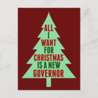 Amusant anti-gouverneur Humour politique de Noël