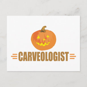 Carte Postale Amusant Halloween Jack-O-Lantern