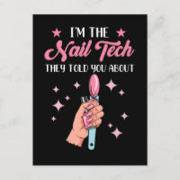 Amusant Nail Tech Employé Coworker Manicure