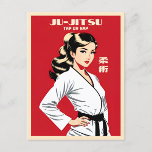 Carte Postale Amusant Witty Ju-Jitsu BJJ MIXED MARTIAL ART  Arts