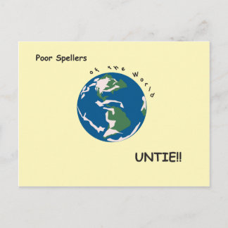 Carte postale amusante