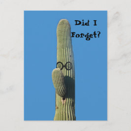 Carte Postale Amusante fête d'anniversaire tardive