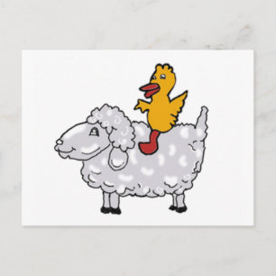 Carte Postale Amusement animal ferme