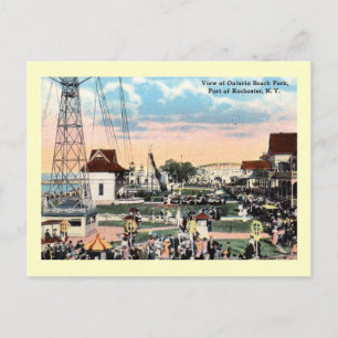 Carte Postale Amusement Park, Rochester, New York Vintage