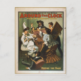 Carte Postale Amusez-vous dans une salle de musique