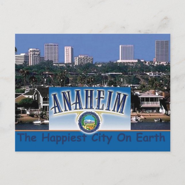 CARTE POSTALE ANAHEIM (Devant)