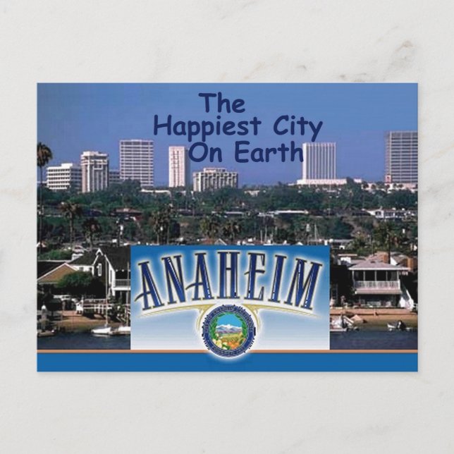 CARTE POSTALE ANAHEIM (Devant)