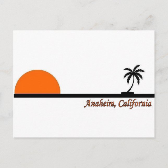 Carte Postale Anaheim, Californie (Devant)