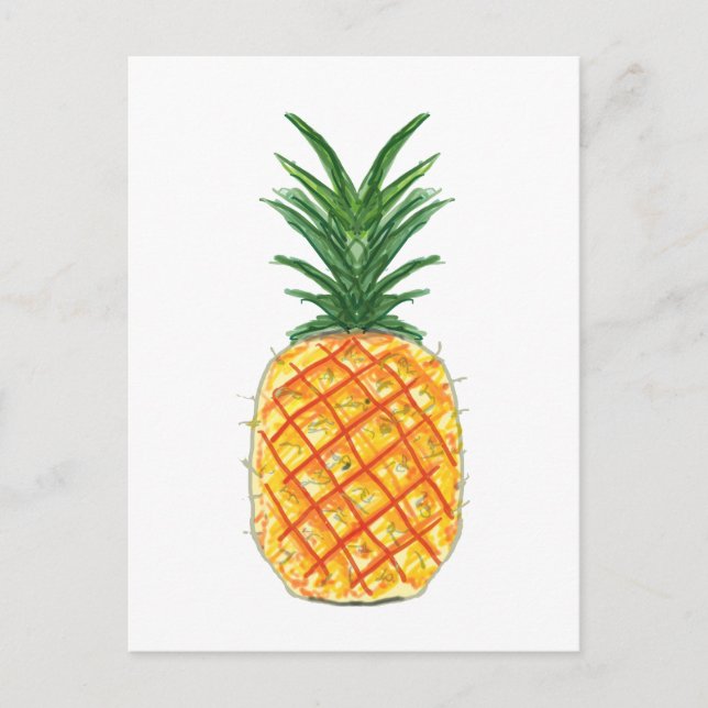 Carte Postale Ananas (Devant)