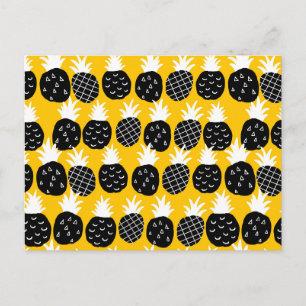 Carte Postale Ananas noir