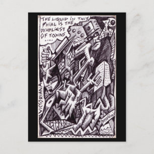 Carte Postale Anarchiste en liberté par Brian Benson