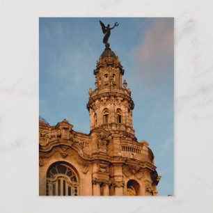 Carte Postale Ancien bâtiment Spire, La Havane, Cuba