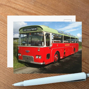 Carte Postale Ancien bus Macbraynes sur l'île de Bute