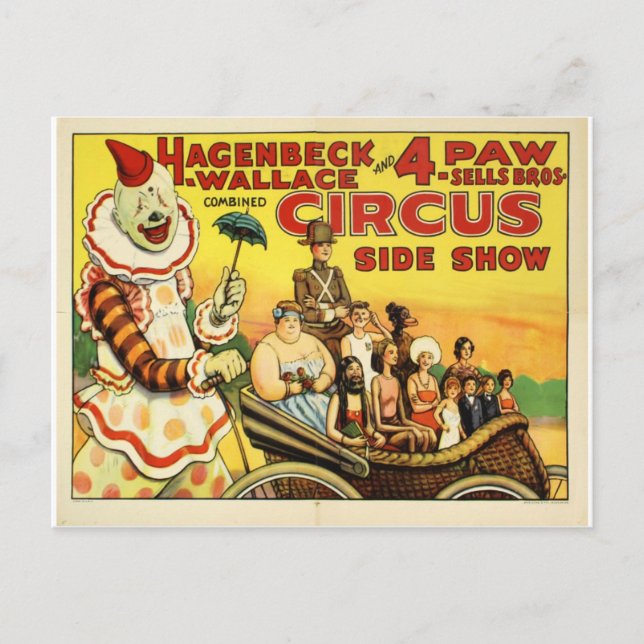 Carte Postale Ancien cirque (Devant)