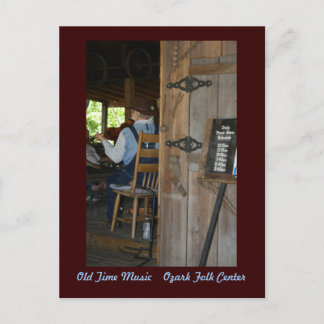 Carte Postale ~ ancien de musique le violoneur