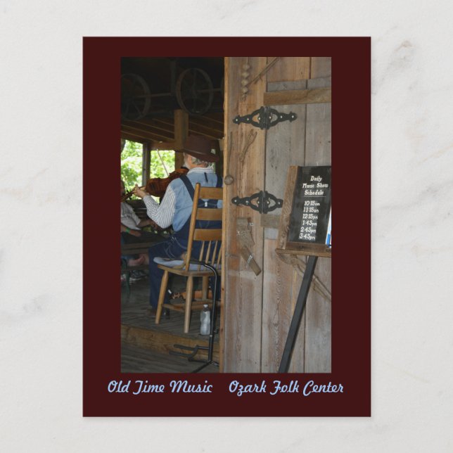 Carte Postale ~ ancien de musique le violoneur (Devant)