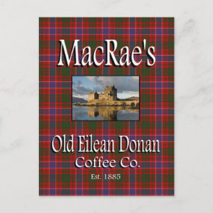 Carte Postale Ancien Eilean Donan Coffee Co. de MacRae
