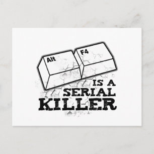 Carte Postale Ancien F4 Is A Serial Killer