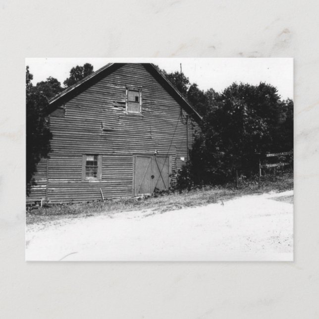 Carte Postale ancien hangar (Devant)