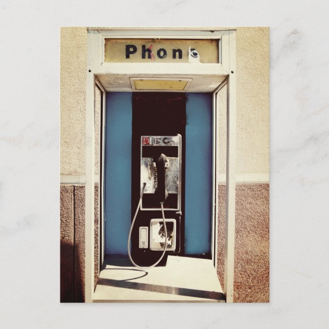 Carte Postale Ancien téléphone payant (Devant)
