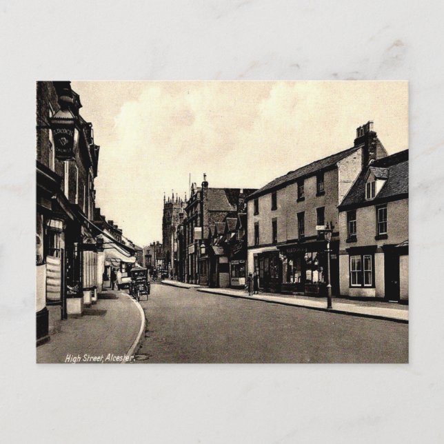 Carte postale ancienne - Alcester, Warwickshire (Devant)