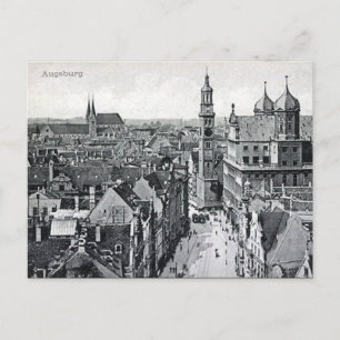 Carte postale ancienne - Augsbourg, Bavière, Allem