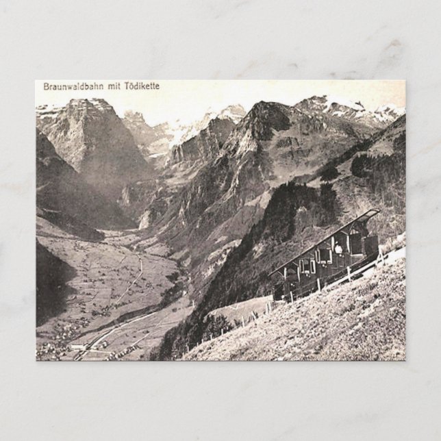 Carte postale ancienne - Braunwald, Suisse (Devant)