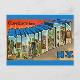 Carte postale ancienne de Binghamton NY