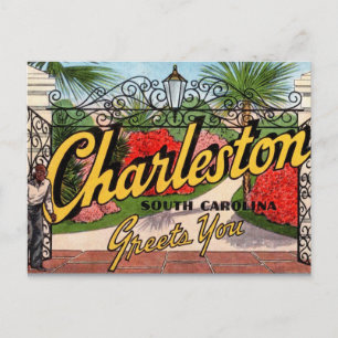 Carte postale ancienne de Charleston SC