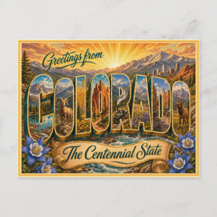 Carte postale ancienne de Colorado