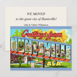 Carte postale ancienne de Huntsville Alabama