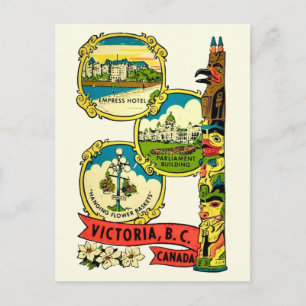 Carte postale ancienne de Victoria BC