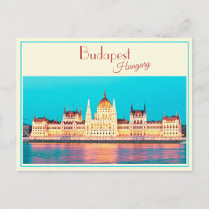 Carte postale ancienne du Parlement de Budapest, H