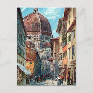 Carte postale ancienne - Duomo, Florence, Italie