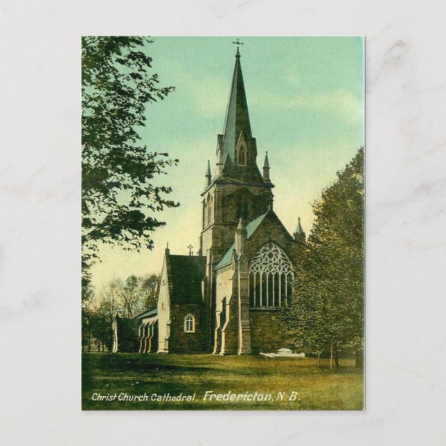 Carte postale ancienne - Fredericton, Nouveau-Brun (Devant)