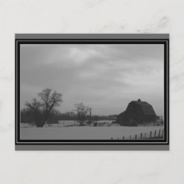 Carte Postale Ancienne grange historique près de Weiser, Idaho