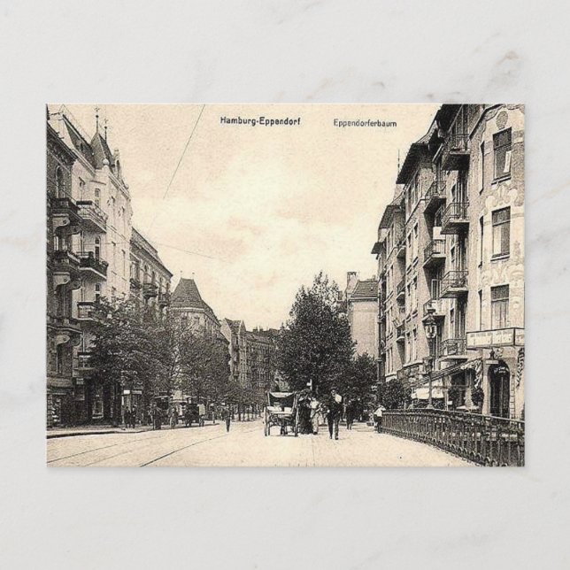Carte postale ancienne - Hambourg, Eppendorf (Devant)