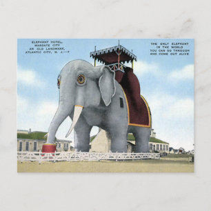 Carte postale ancienne - Hôtel de l'Éléphant, Atla