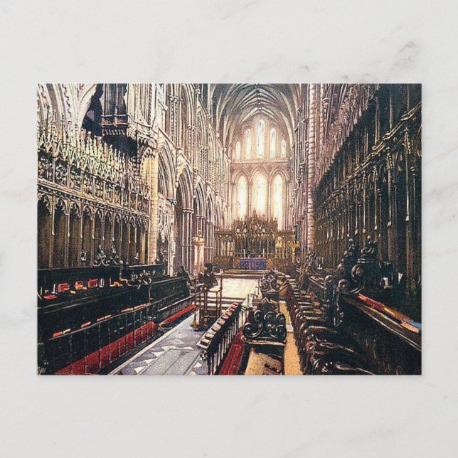 Carte postale ancienne - Le Chœur, Cathédrale d'El (Devant)