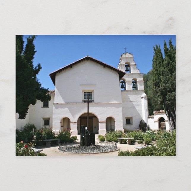 Carte Postale Ancienne mission San Juan Bautista (Devant)