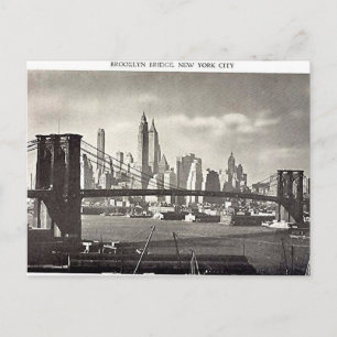 Carte postale ancienne, New York City, Brooklyn Br
