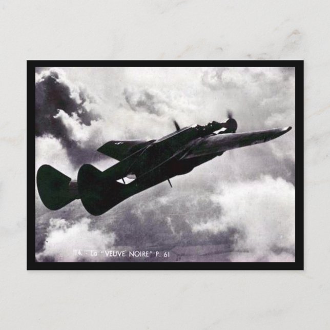 Carte postale ancienne - Northrop P-61 Black Widow (Devant)