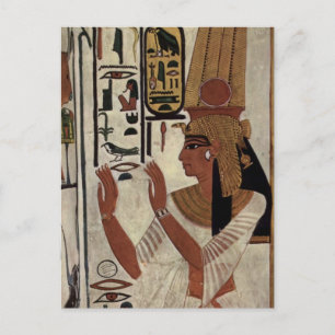 Carte Postale Ancienne reine égyptienne [Nefertari]