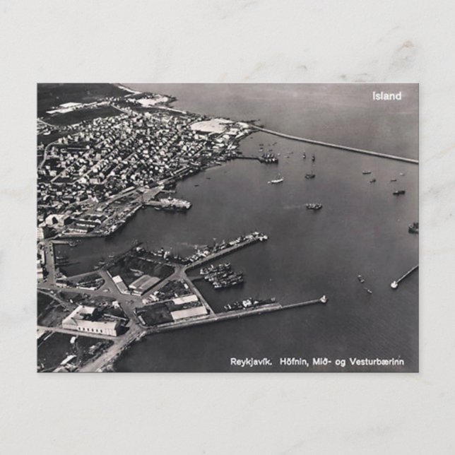 Carte postale ancienne - Reykjavik, Islande (Devant)