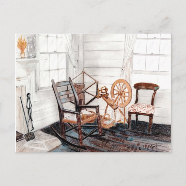 Carte Postale Ancienne roue tournante (Devant)