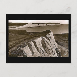 Carte postale ancienne, Seven Sisters, Sussex