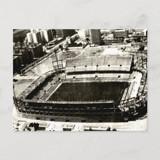 Carte postale ancienne - Stade de football, Sévill (Devant)